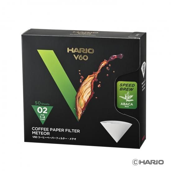 HARIO V60 コーヒーペーパーフィルター メテオ 02 50枚入り